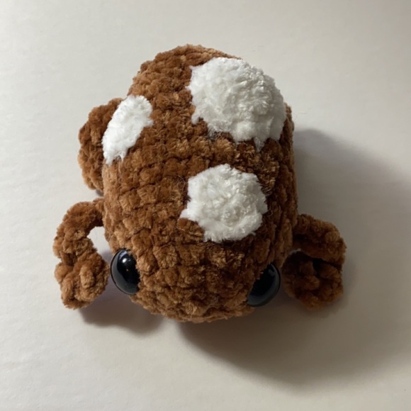 Sold🥳Mushroom frog crochet plush handmade - Picture 2 of 6